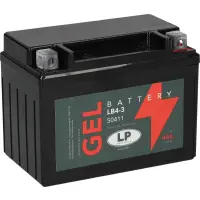 LP Gelbatterie LB4-3 / LB4L-B - 12V - 4AH -