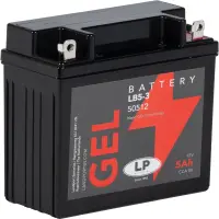 LP Gelbatterie LB5-3 / LB5L-B - 12V - 5AH -