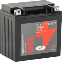 LP Gelbatterie LB10-3 / LB10L-A2 - 12V - 11AH