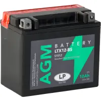 LP AGM mit Säurepack LTX12-BS - 12V - 10AH - 180A (EN)
