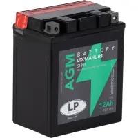 LP AGM mit S&auml;urepack LTX14AHL-BS - 12V - 12AH -...