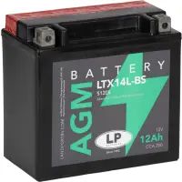LP AGM mit Säurepack LTX14L-BS - 12V - 12AH - 200A (EN)
