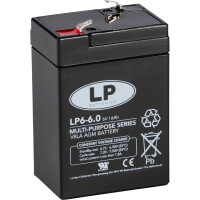 Bleiakku LP6-6,0 T1 - 6V - 6AH