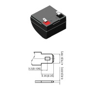 Bleiakku LP6-6,0 T1 - 6V - 6AH