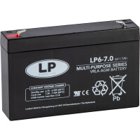 Bleiakku LP6-7,0 T1 - 6V - 6,94AH