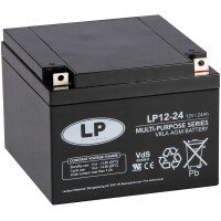 Bleiakku LP12-24 T3 VDS  - 12V - 24AH