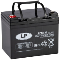Bleiakku LP12-33 T6 - 12V - 34,6AH