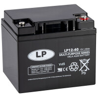 Bleiakku LP12-40 T6 VDS - 12V - 40AH