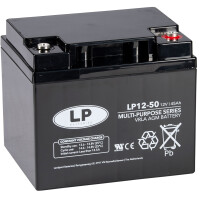 Bleiakku LP12-50 T6 - 12V - 47,2AH