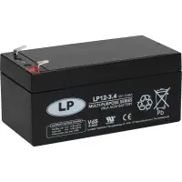 Bleiakku LP12-3,4 T1 VDS - 12V - 3,4AH